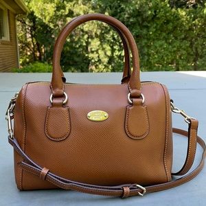 COACH F33329 MINI BENNETT IN CROSSGRAIN LEATHER